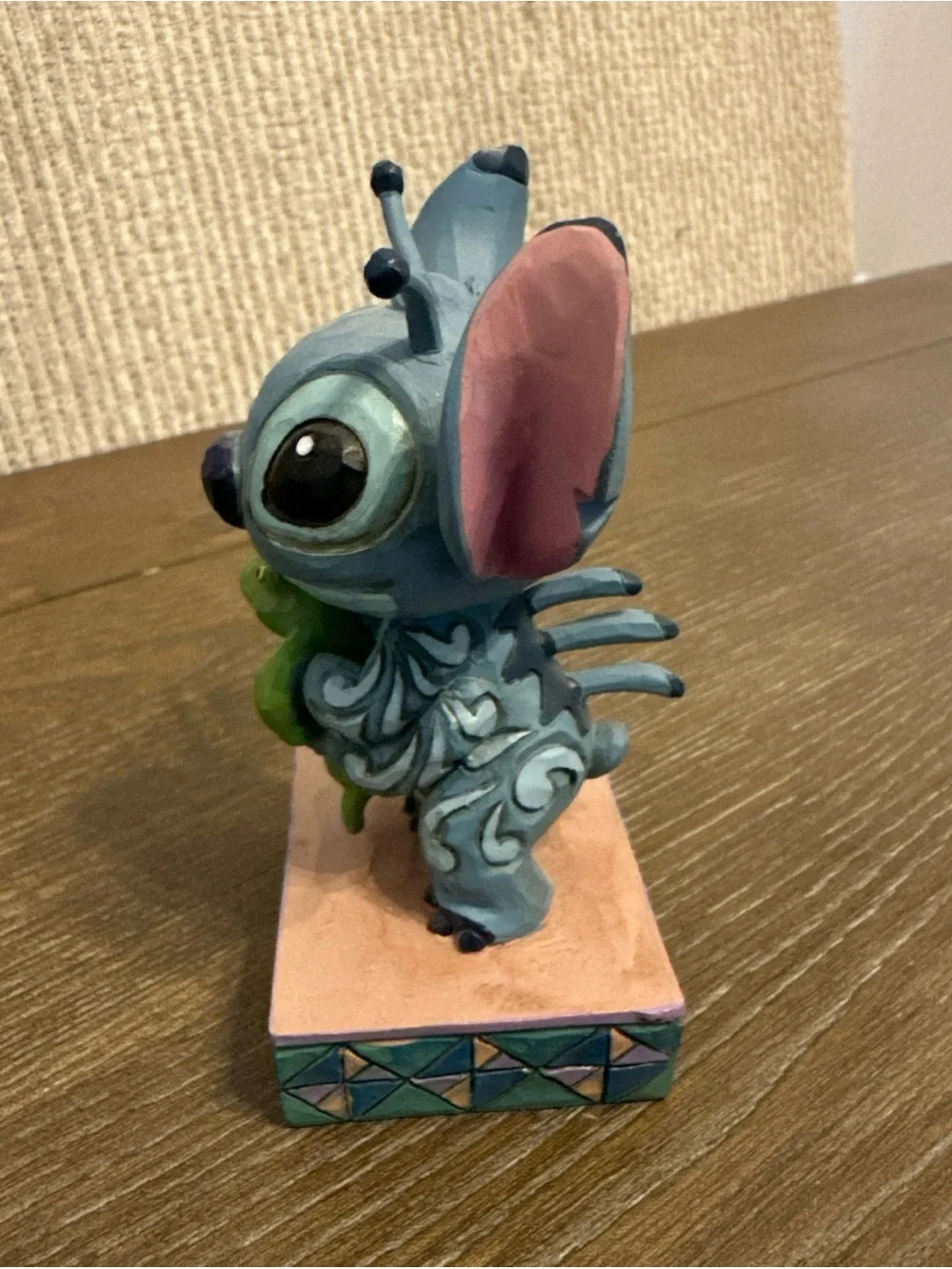 JIM SHORE‎ DISNEY Figurine LILO AND STITCH Frog Friend Blue Alien Statue